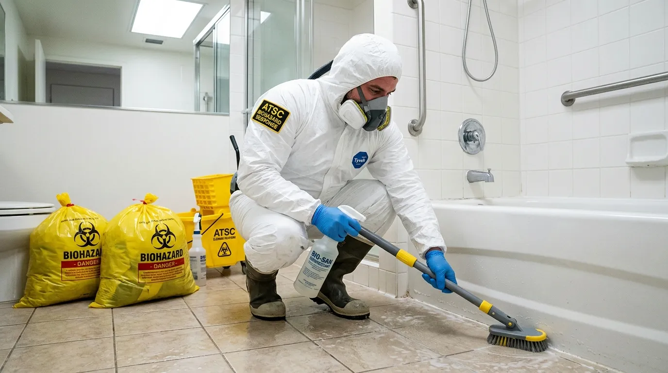 Decontamination equipment deployed for Blood Cleanup in Fall River